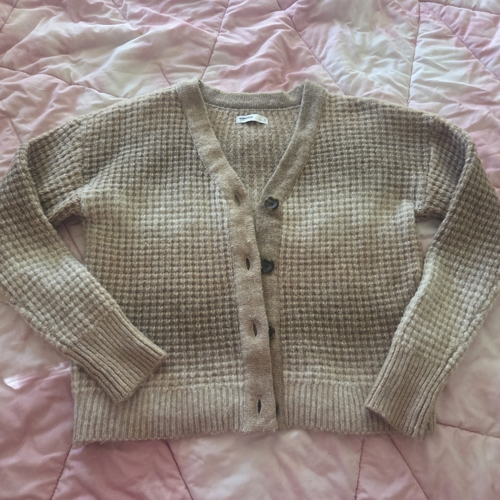 SONOMA Women's Beige Sweater